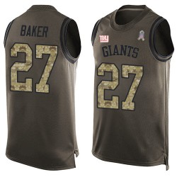 Limited Men's Deandre Baker Green Jersey - #27 Football New York Giants Salute to Service Tank Top