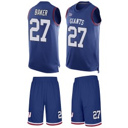 Limited Men's Deandre Baker Royal Blue Jersey - #27 Football New York Giants Tank Top Suit