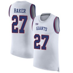 Limited Men's Deandre Baker White Jersey - #27 Football New York Giants Rush Player Name & Number Tank Top