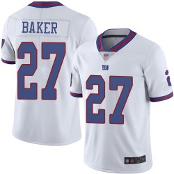 Limited Men's Deandre Baker White Jersey - #27 Football New York Giants Rush Vapor Untouchable