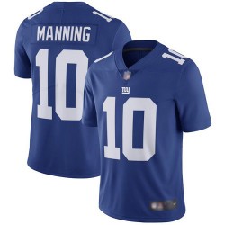 Limited Men's Eli Manning Royal Blue Home Jersey - #10 Football New York Giants Vapor Untouchable