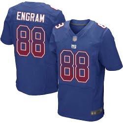 Elite Men's Evan Engram Royal Blue Home Jersey - #88 Football New York Giants Drift Fashion